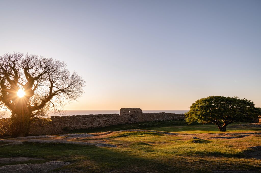 Smuk solnedgang på Bornholm